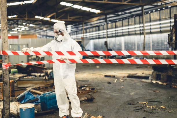 Professional Crime Scene Cleanup technician working in Lawrenceville, VA